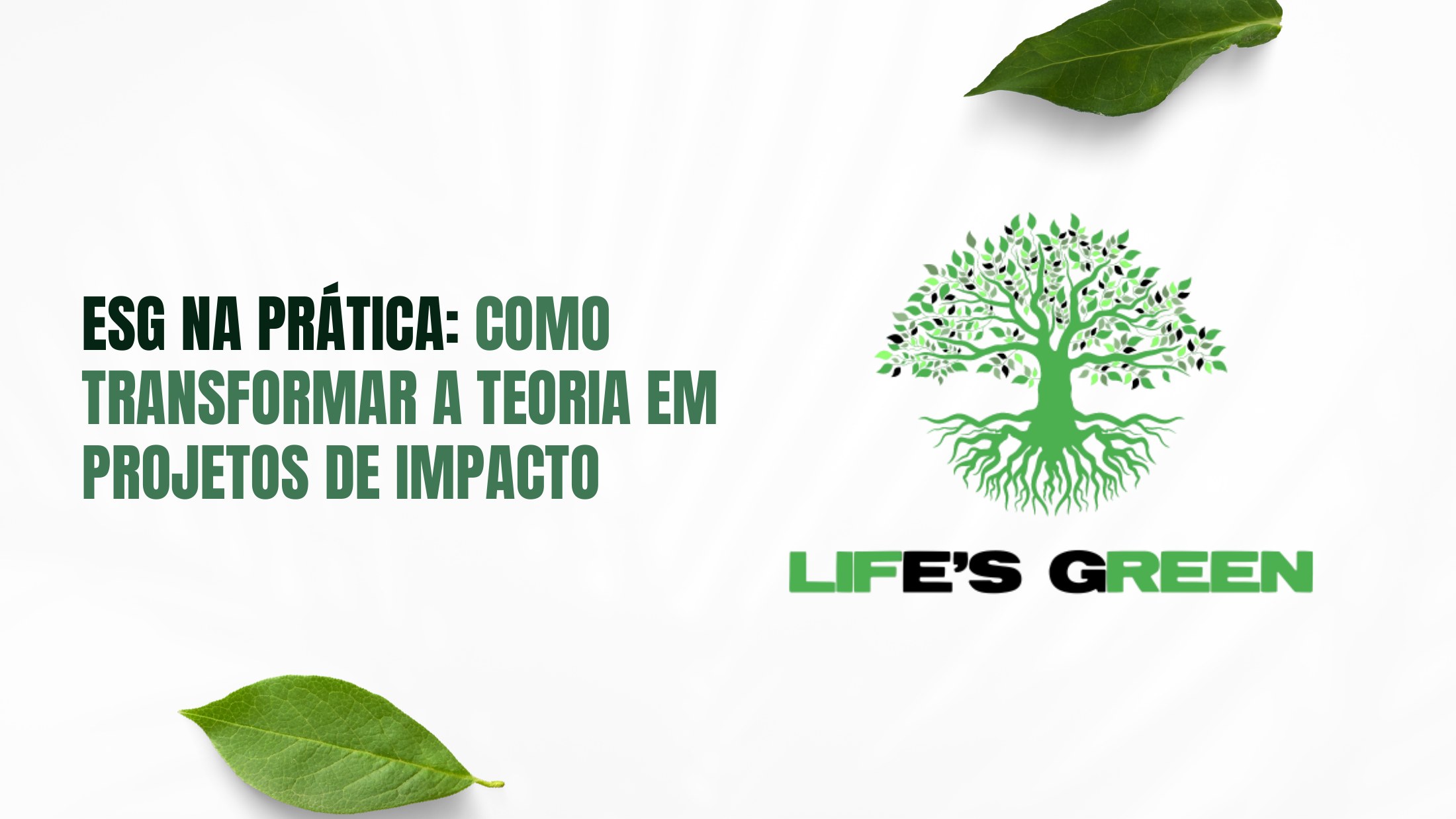 Capa do e-book ESG na Prática